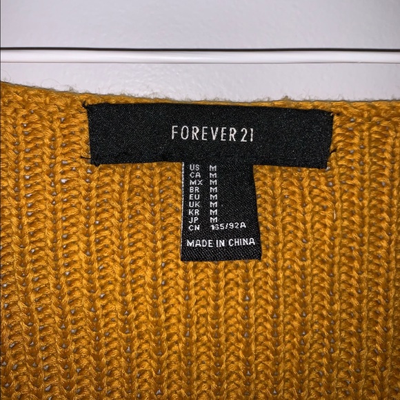 Knitted Mustard Long Sleeve - Picture 3 of 5